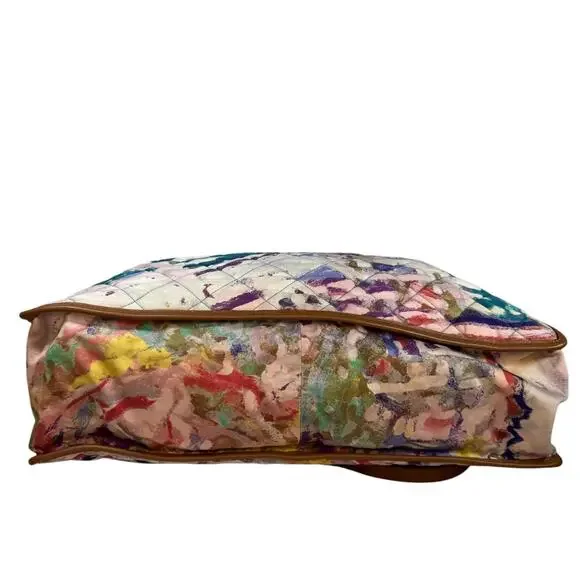 Chanel Watercolor Vintage Bag Graffiiti Tote Rare 2011 Shoulder Purse Rare CC - Picture 4 of 15